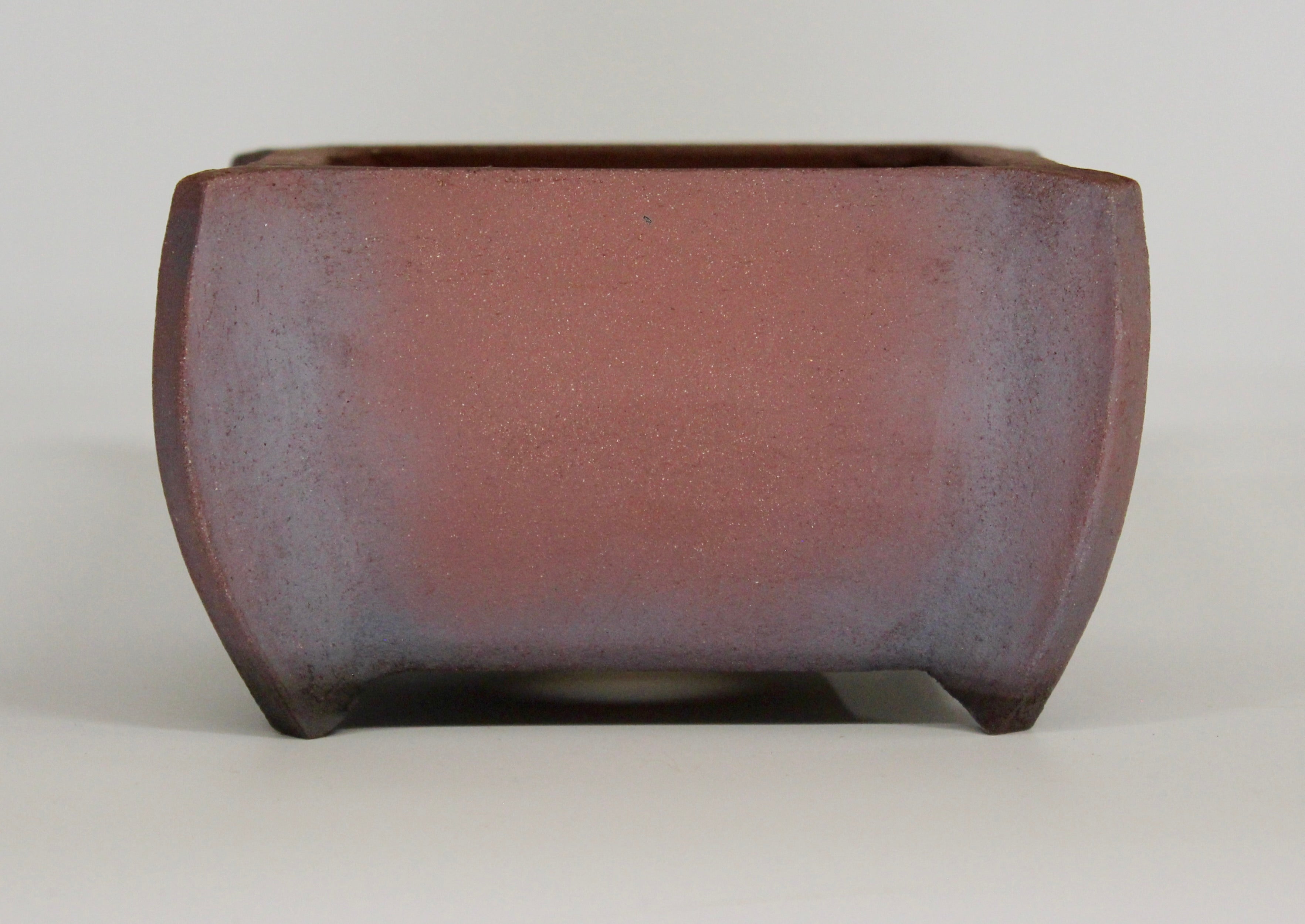 Square bonsai pot. Unglazed. 132mm x 89mm