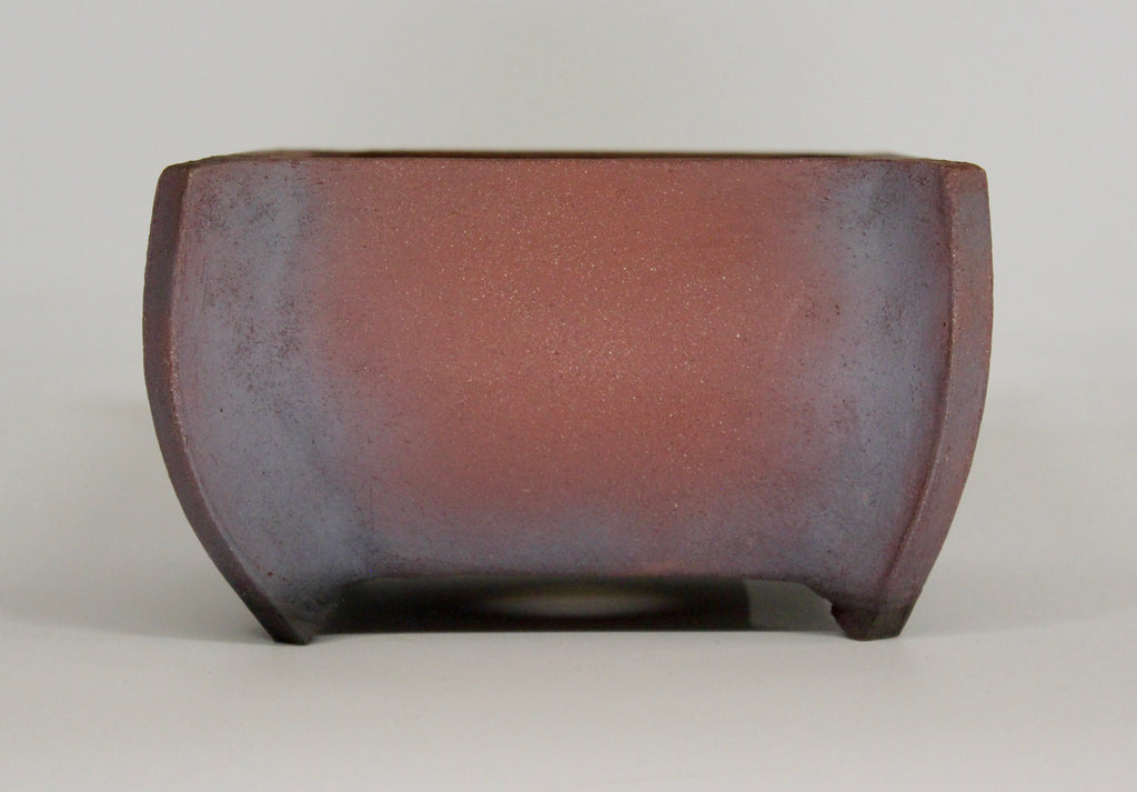 Square bonsai pot. Unglazed. 132mm x 89mm