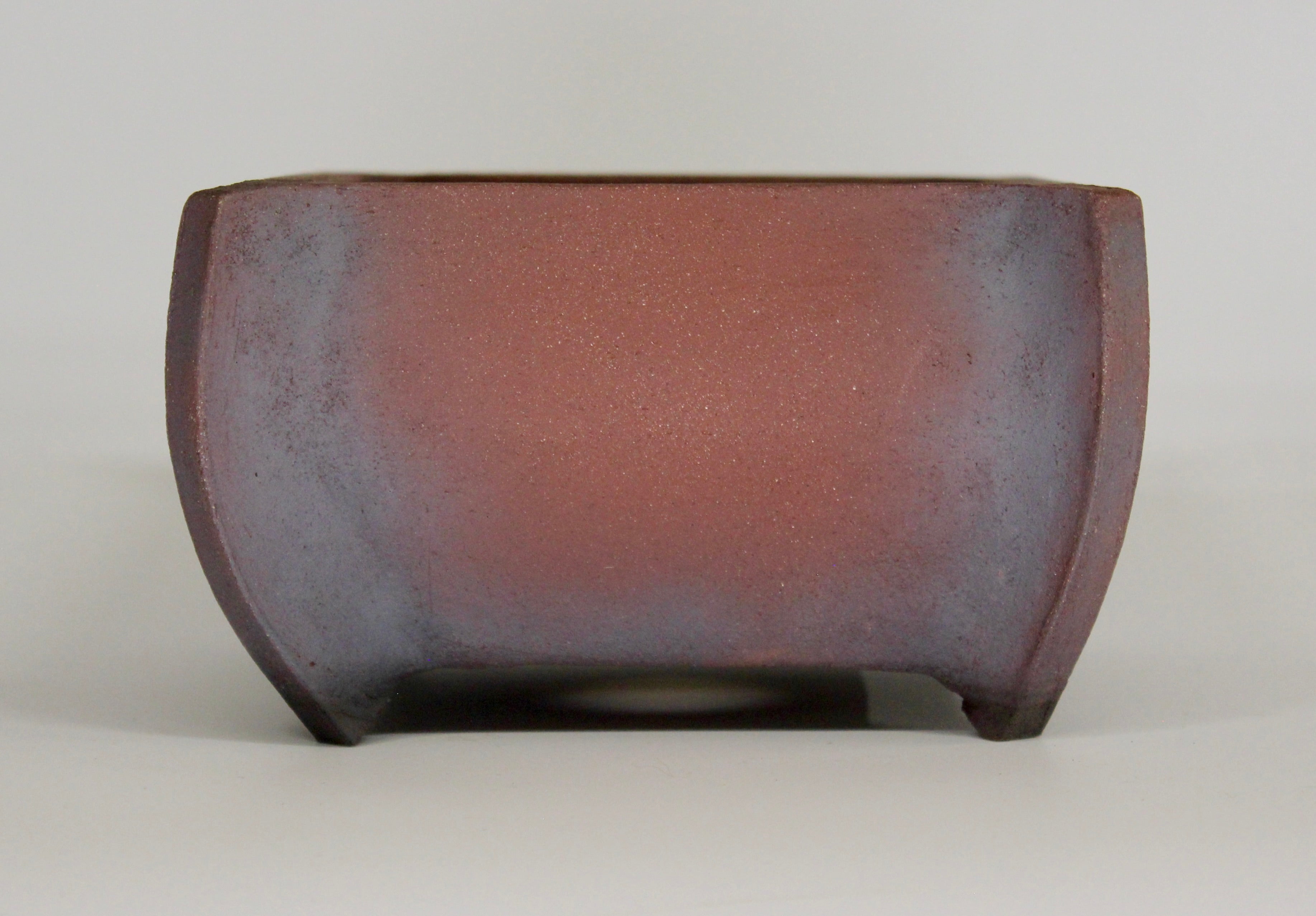 Square bonsai pot. Unglazed. 132mm x 89mm