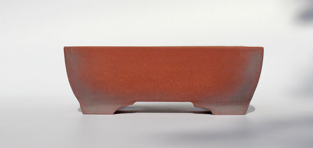 Unglazed rectangle pot. 208x154mm