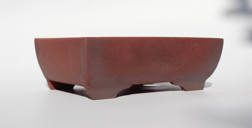 Unglazed rectangle pot. 208x154mm