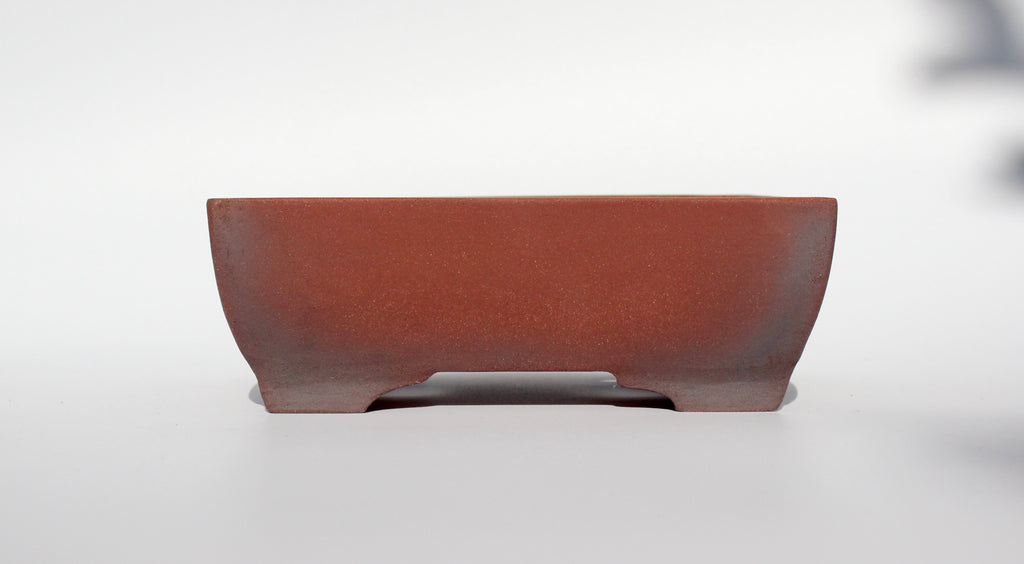 Unglazed rectangle pot. 208x154mm