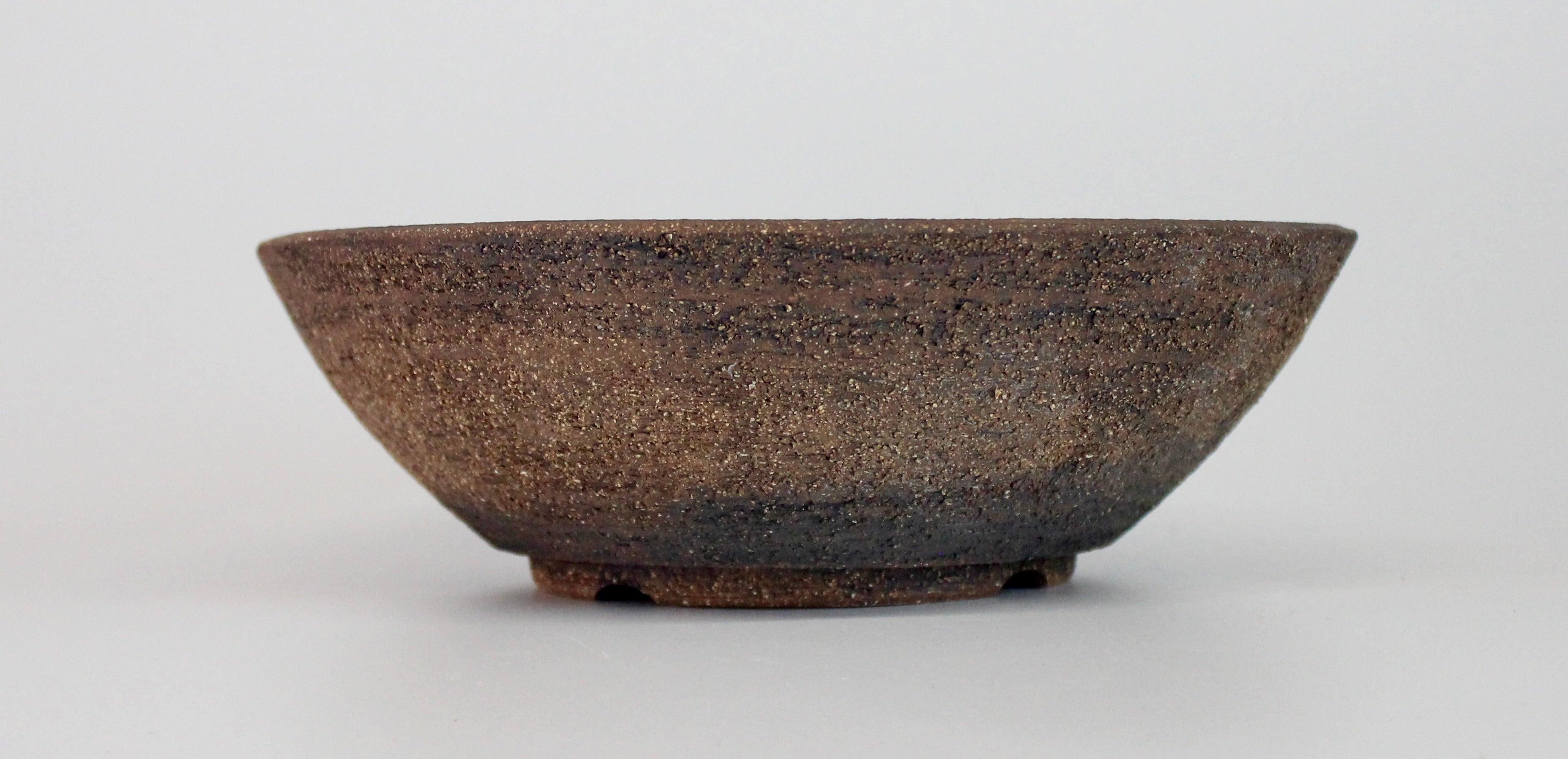 Round bonsai pot unglazed D.196mm