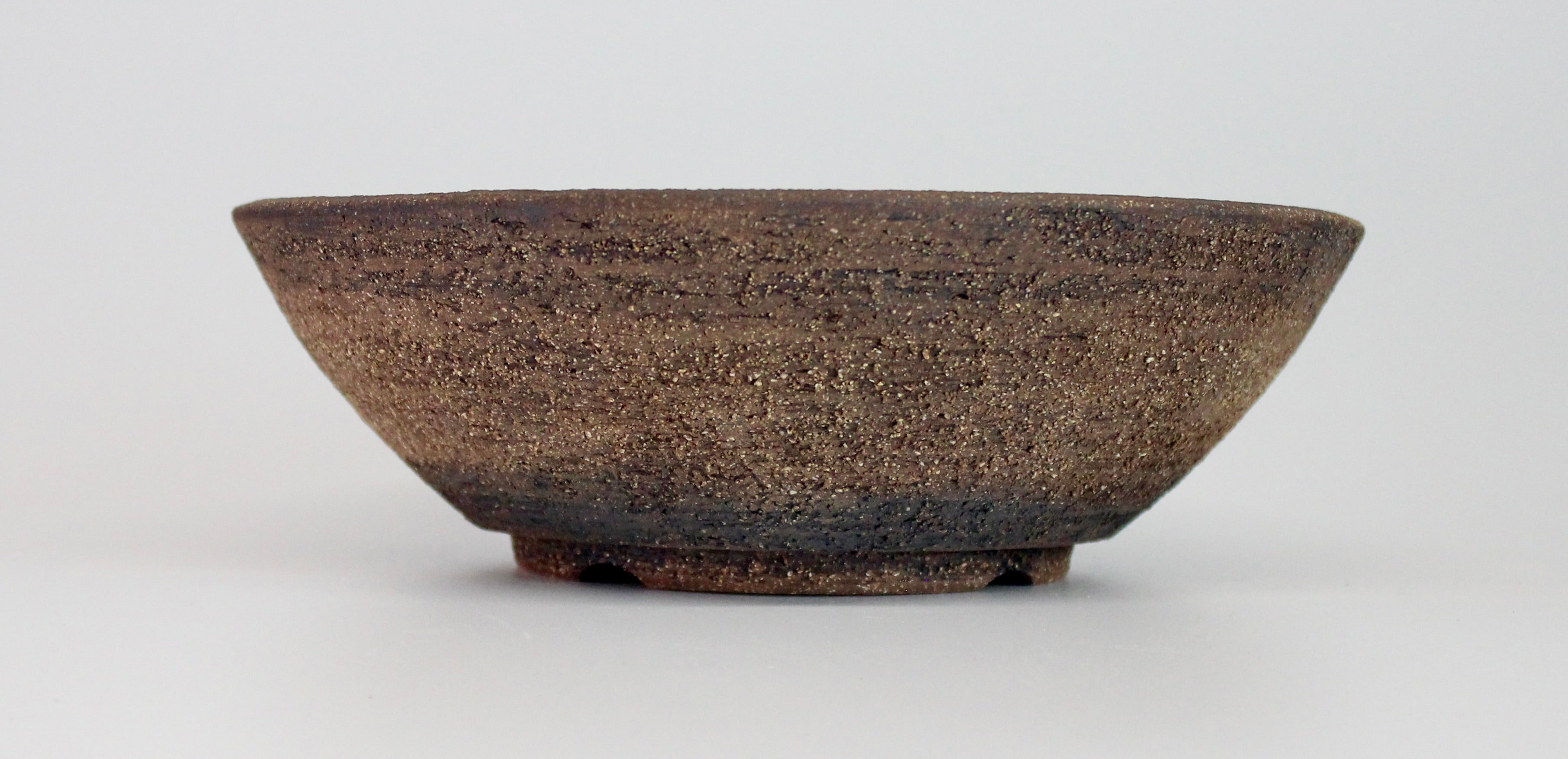 Round bonsai pot unglazed D.196mm
