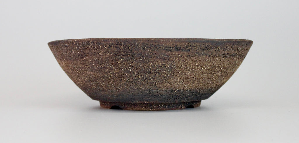 Round bonsai pot unglazed D.196mm