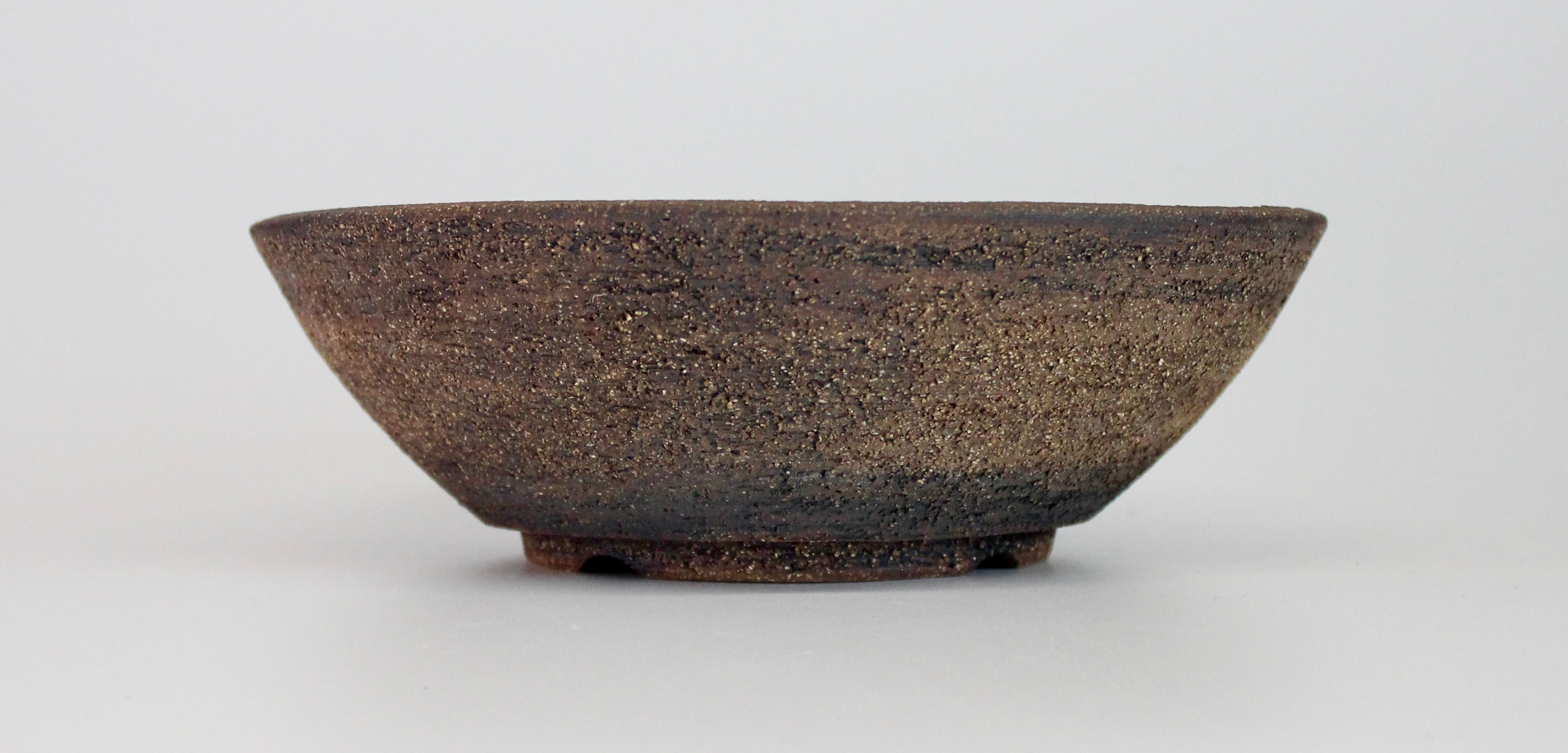 Round bonsai pot unglazed D.196mm