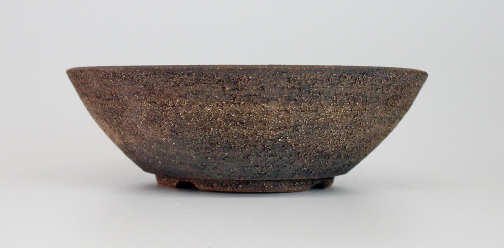 Round bonsai pot unglazed D.196mm