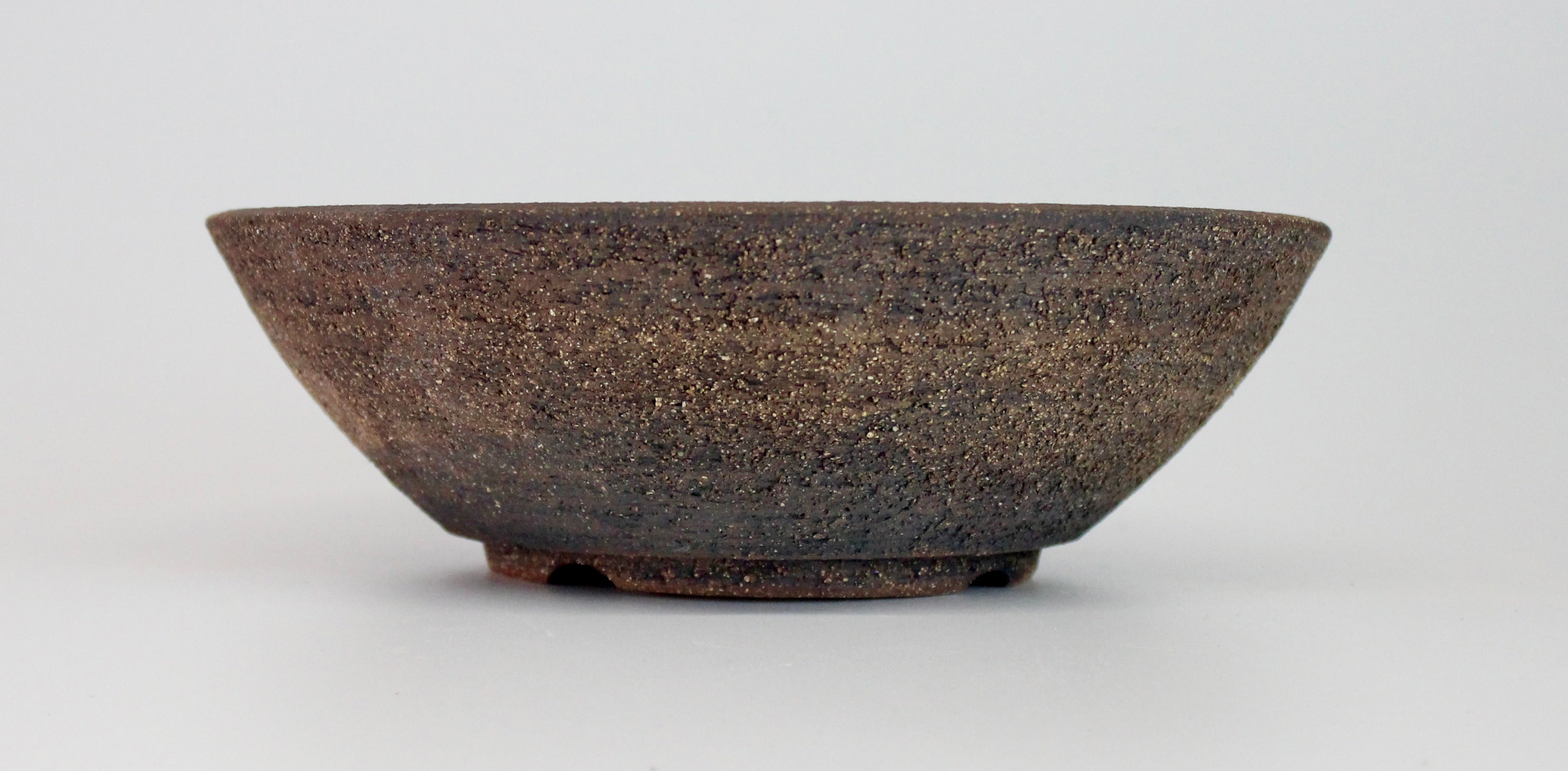 Round bonsai pot unglazed D.196mm