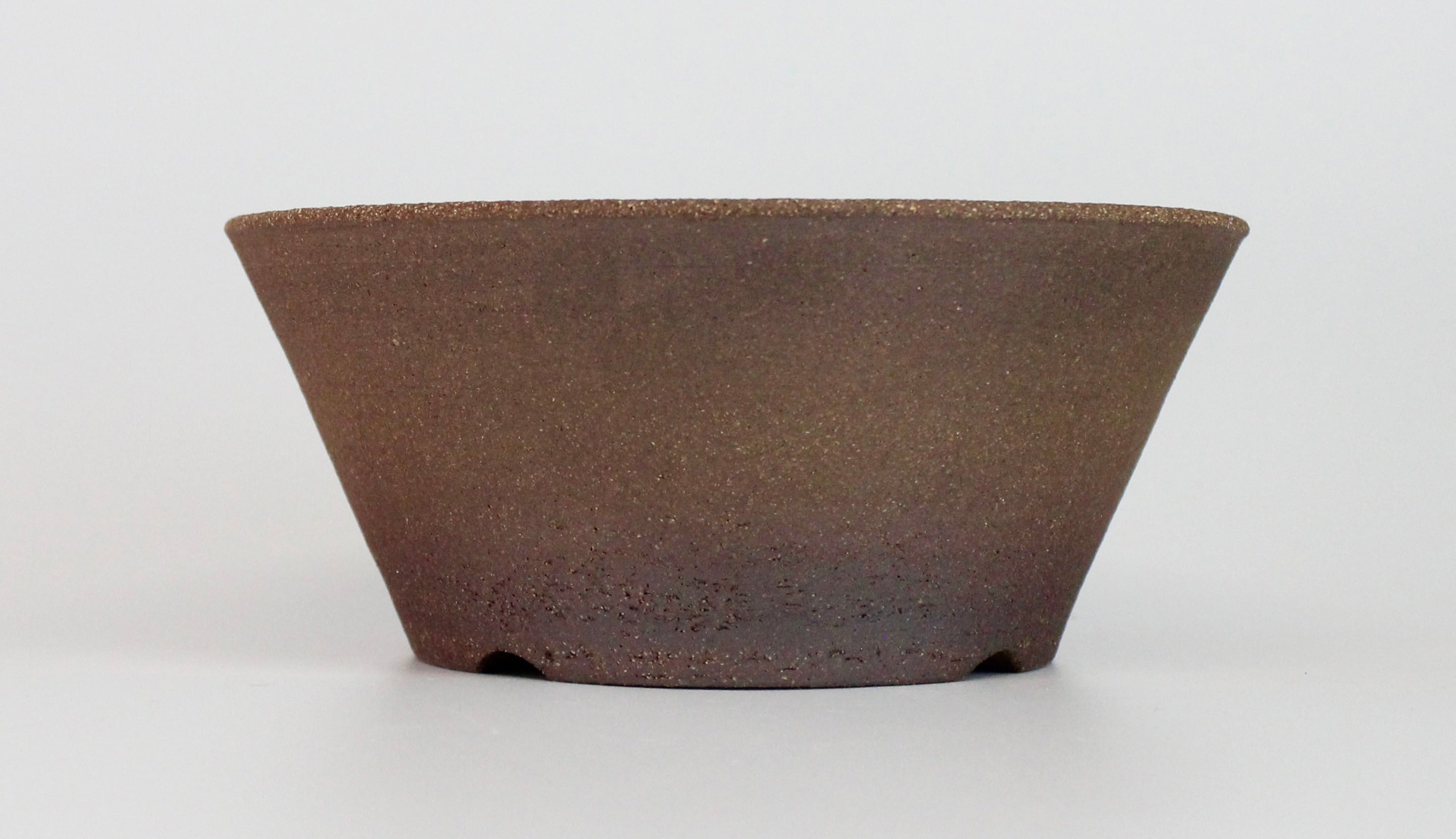 Round bonsai pot unglazed D.186mm