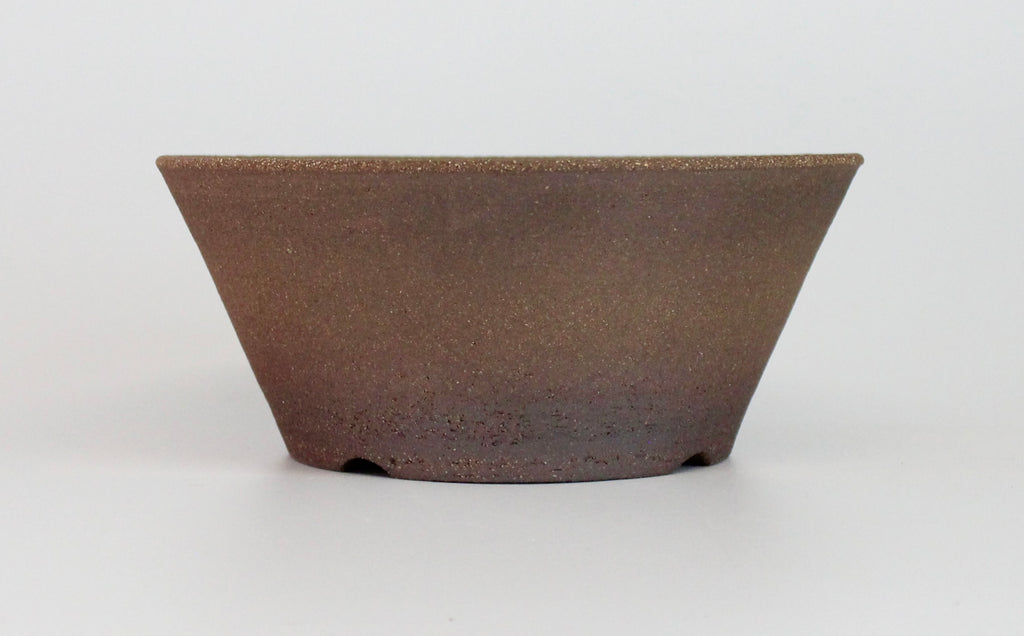 Round bonsai pot unglazed D.186mm
