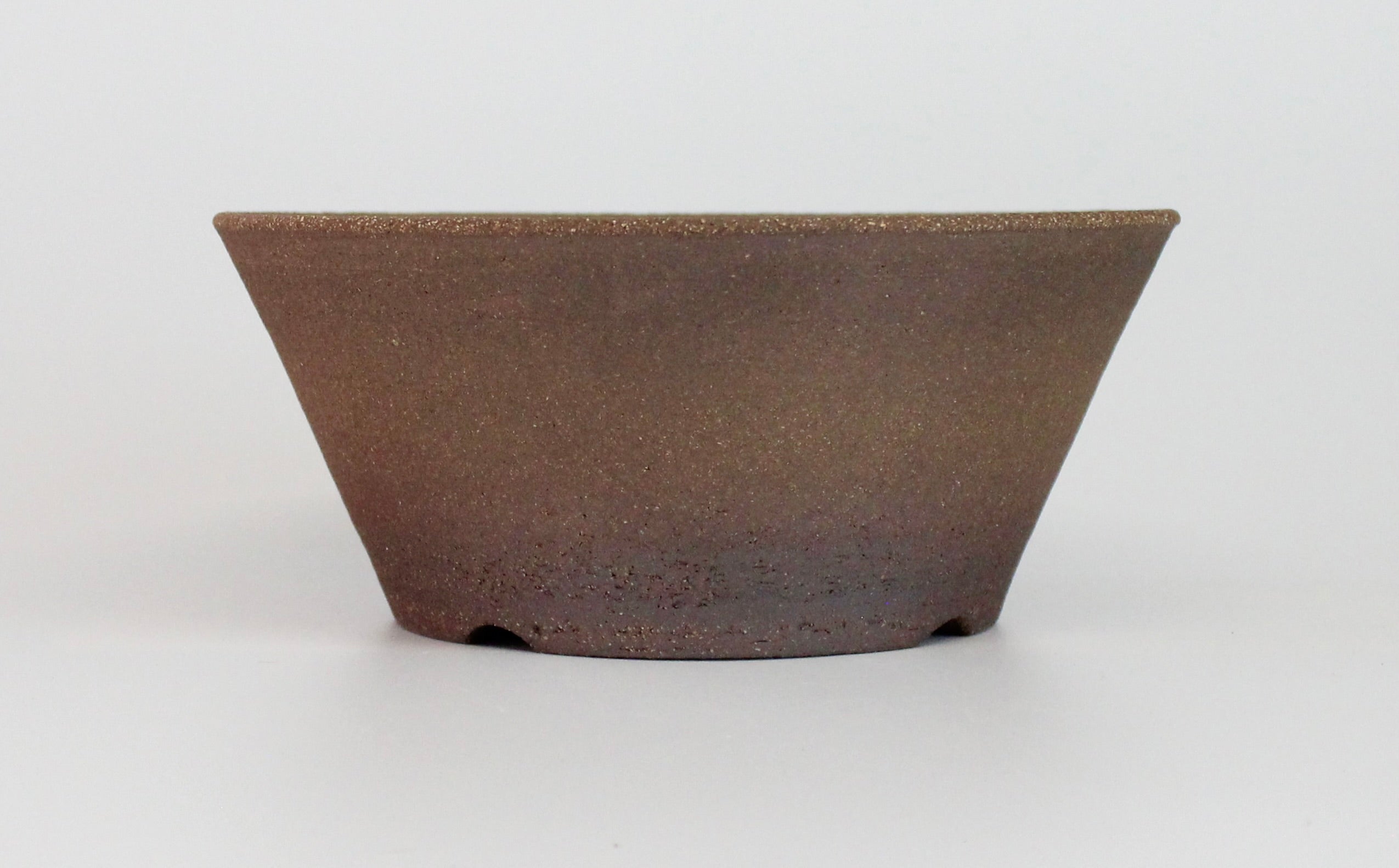 Round bonsai pot unglazed D.186mm