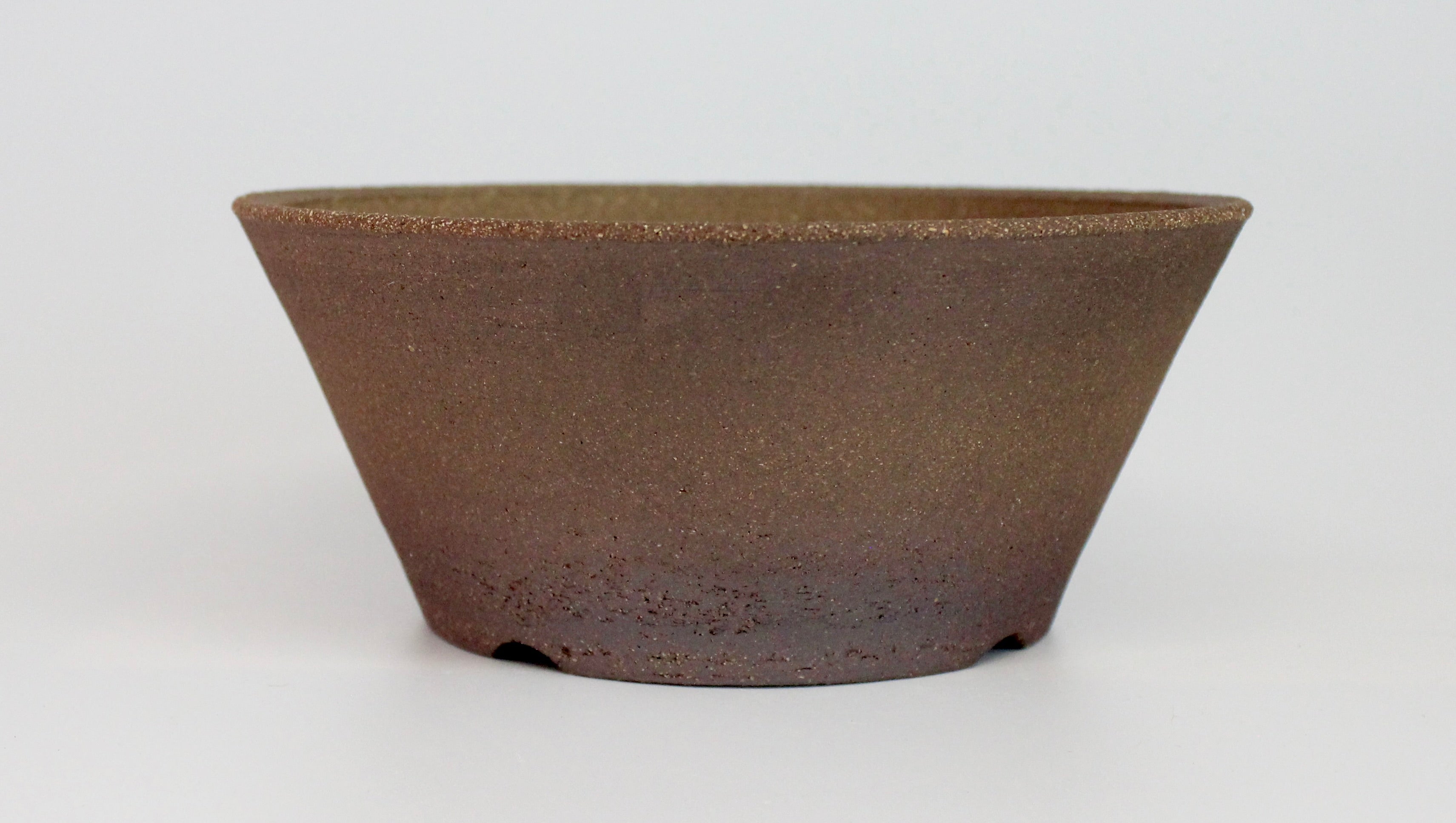 Round bonsai pot unglazed D.186mm