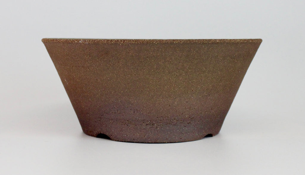 Round bonsai pot unglazed D.186mm