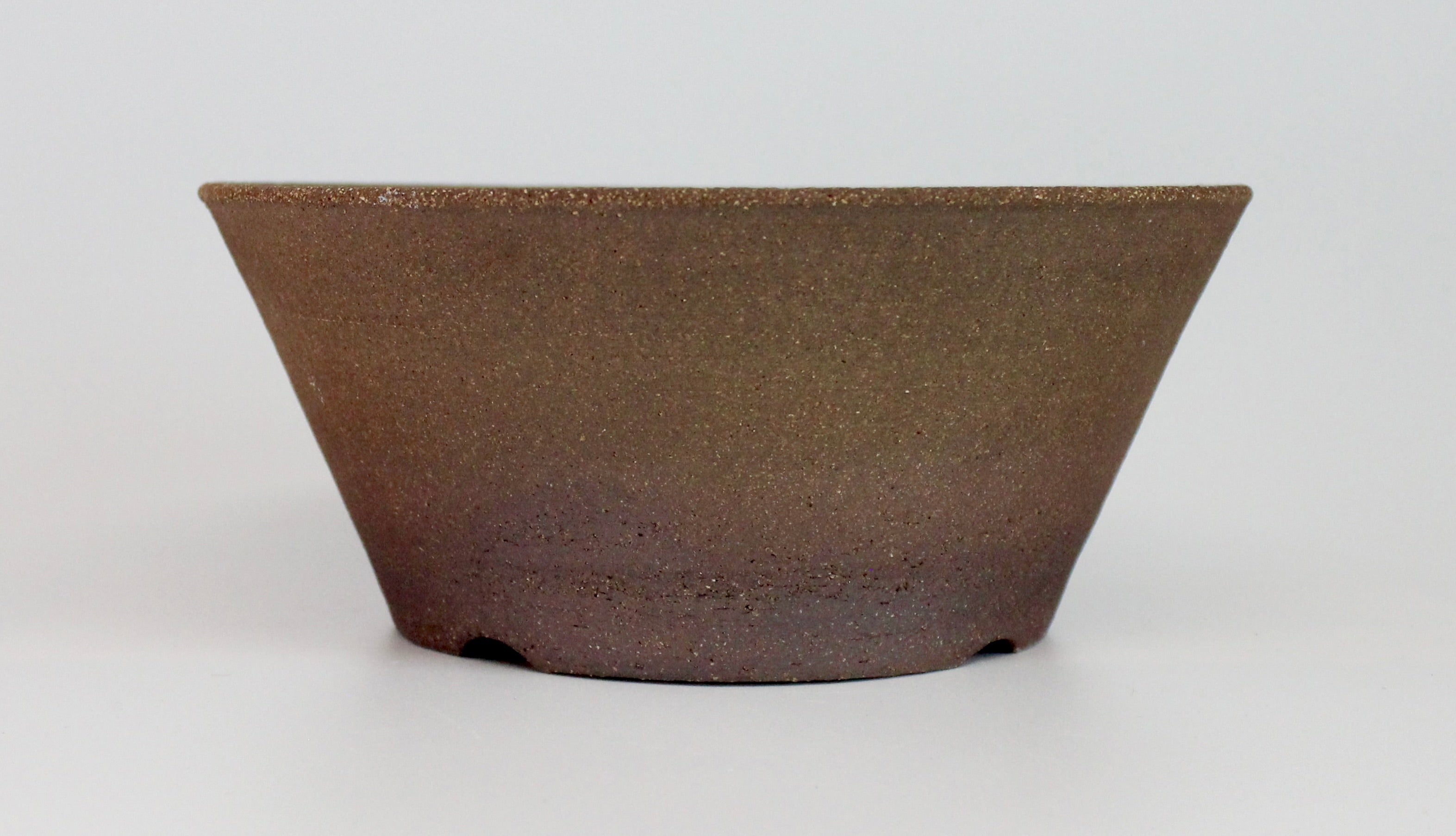 Round bonsai pot unglazed D.186mm