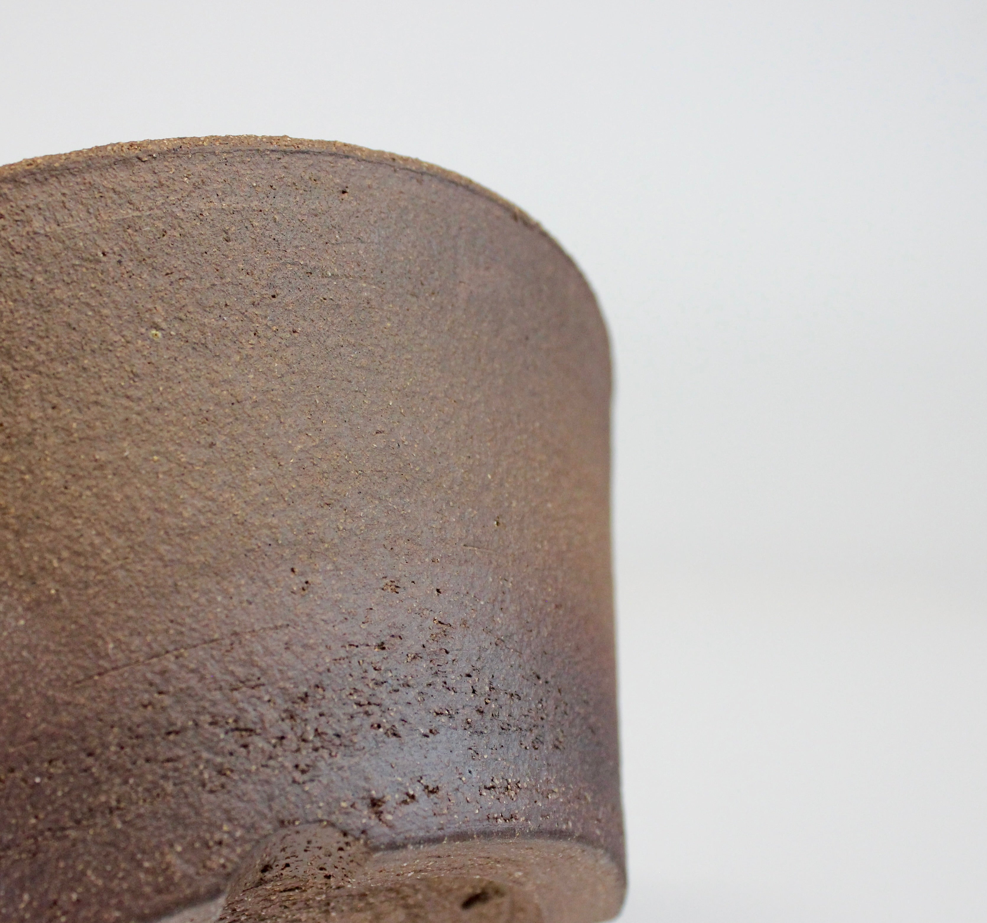 Round bonsai pot unglazed D.186mm