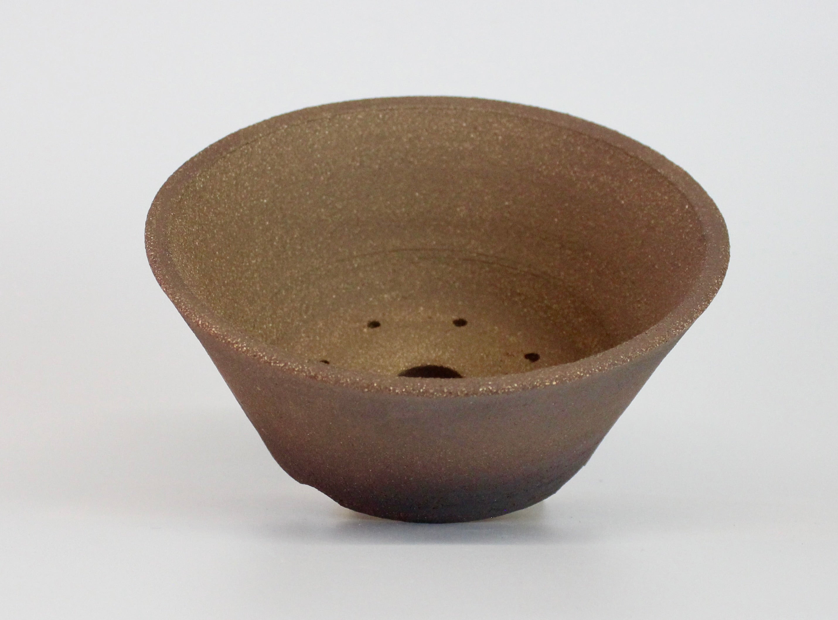 Round bonsai pot unglazed D.186mm