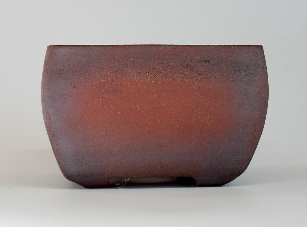Square bonsai pot. Unglazed. 132mm x 87mm