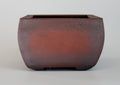 Square bonsai pot. Unglazed. 132mm x 87mm