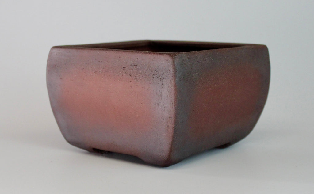 Square bonsai pot. Unglazed. 132mm x 87mm